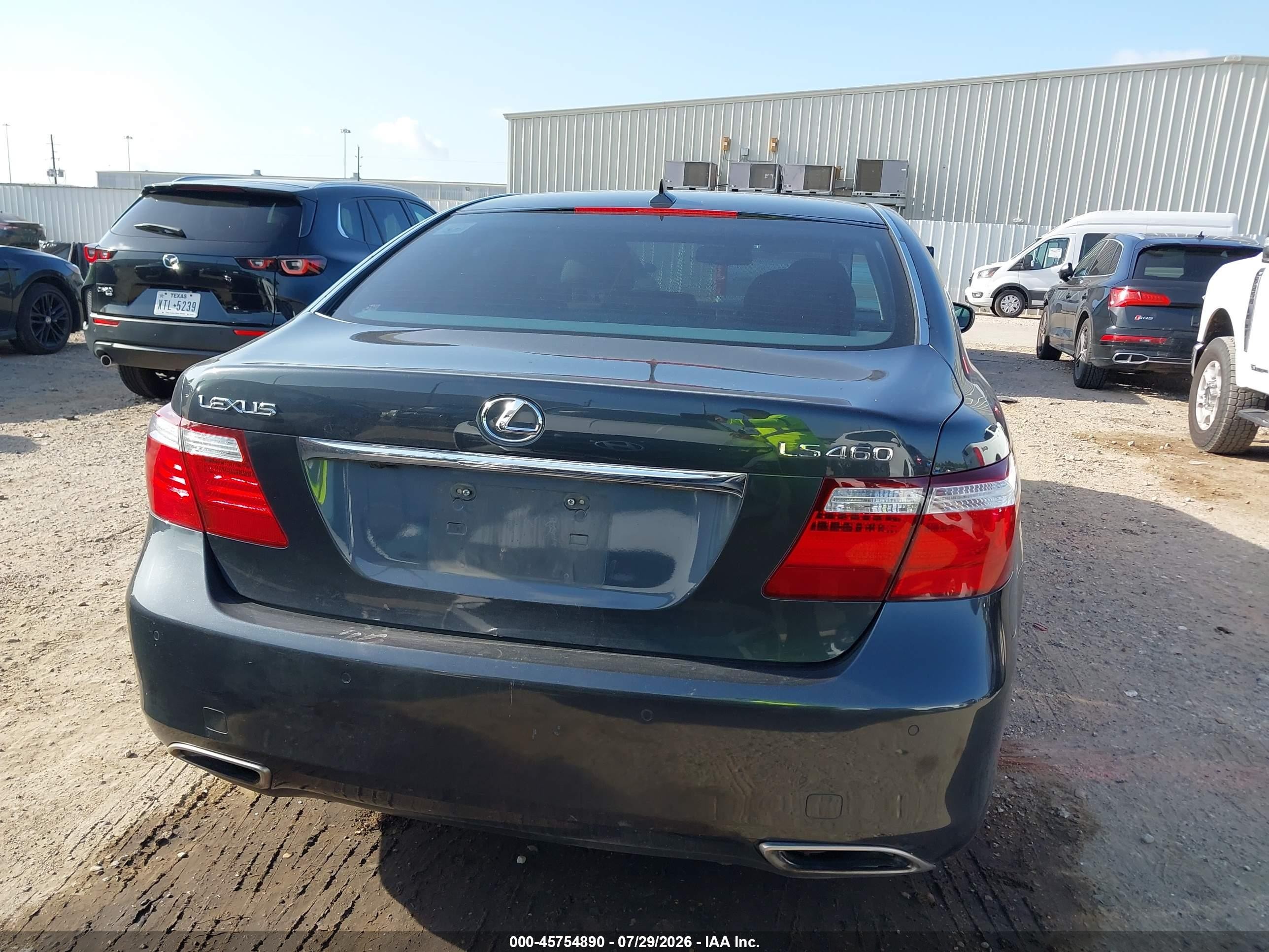 2008 Lexus Ls 460   Gray vin: JTHBL46F485063831