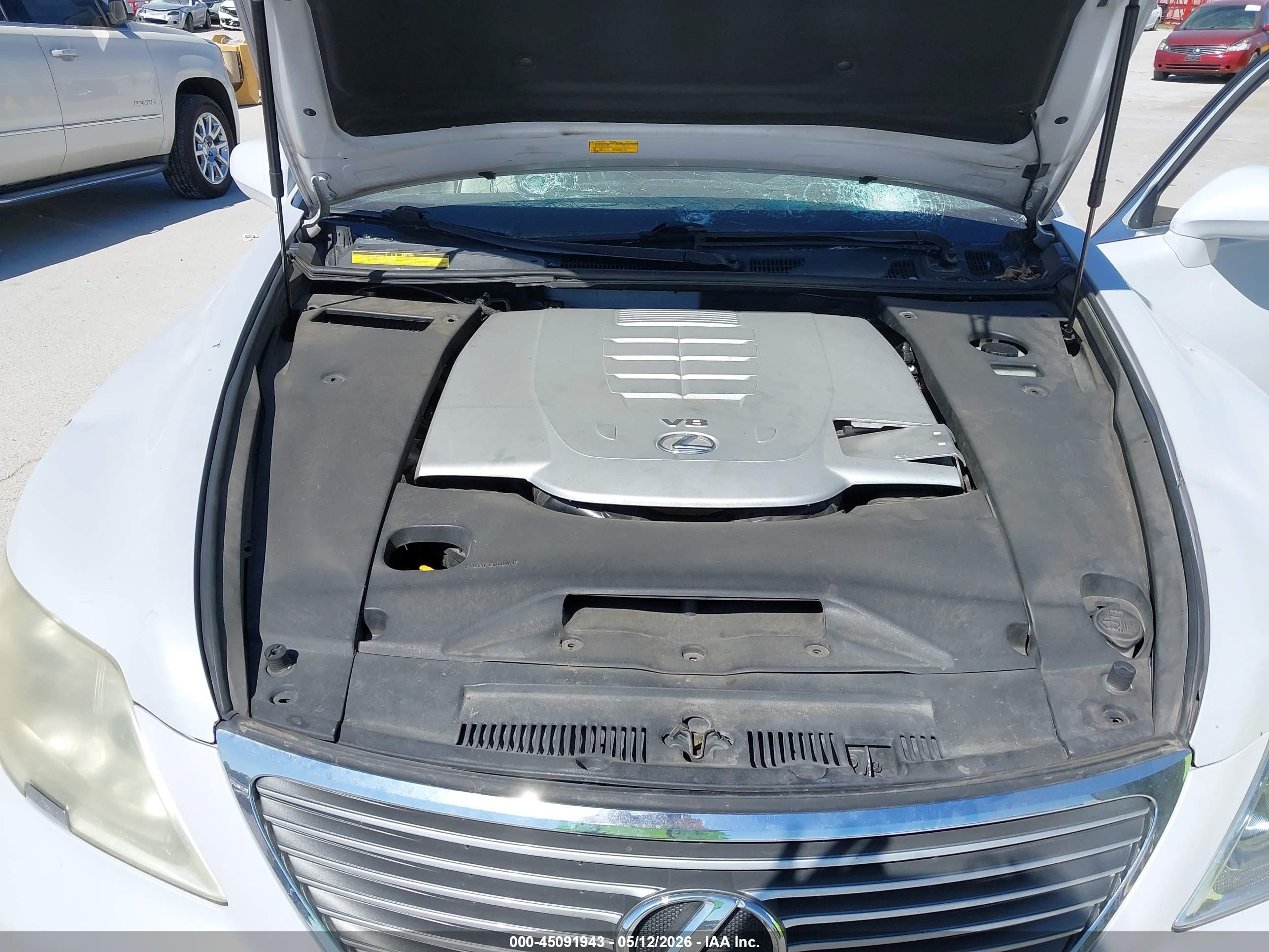 2008 Lexus Ls 460   Серебряный vin: JTHBL46F485075154