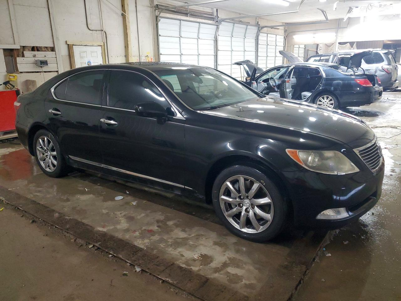 2008 Lexus Ls 460 Черный vin: JTHBL46F485078720