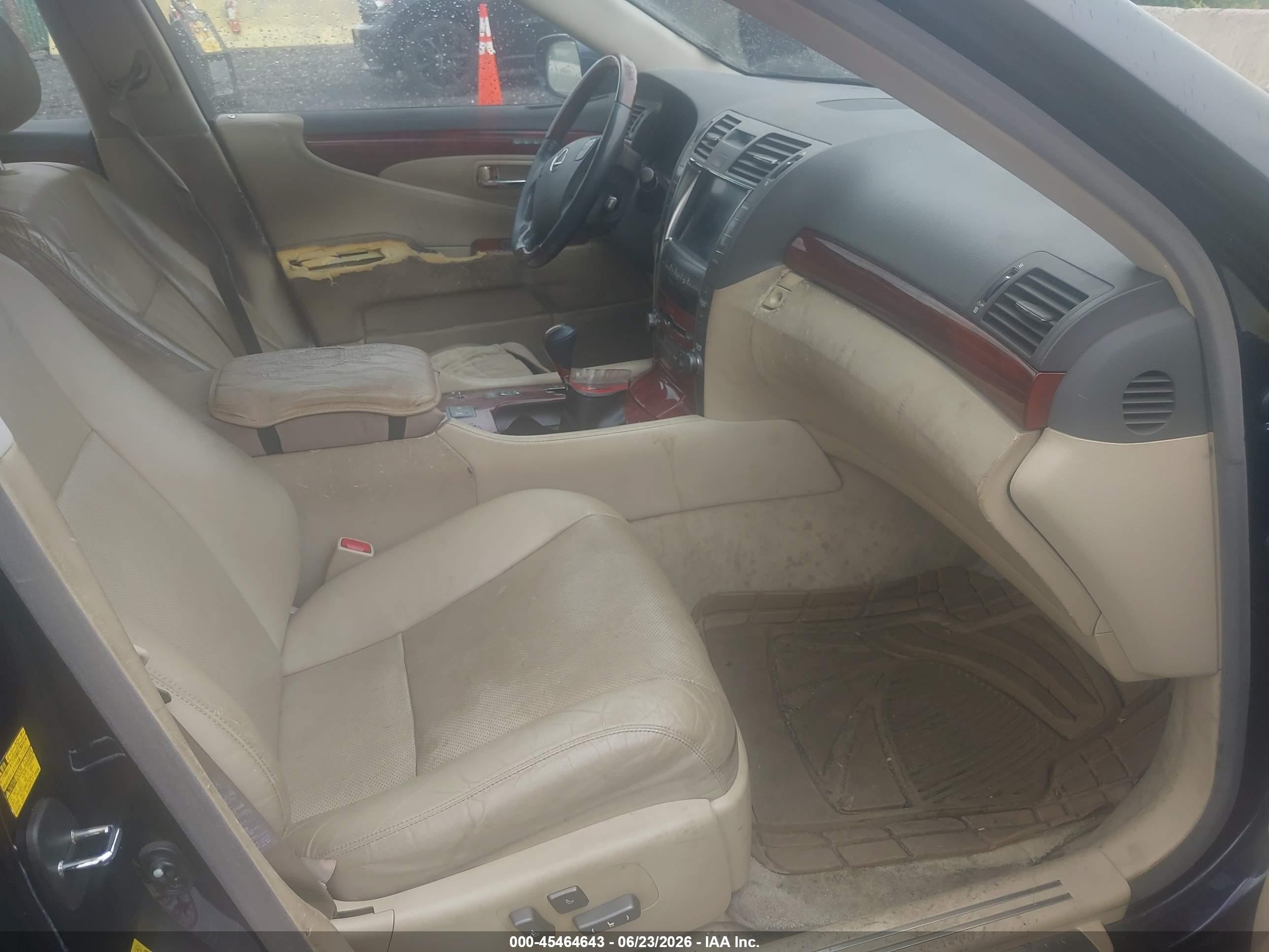 2008 Lexus Ls 460   Dark Blue vin: JTHBL46F485079088