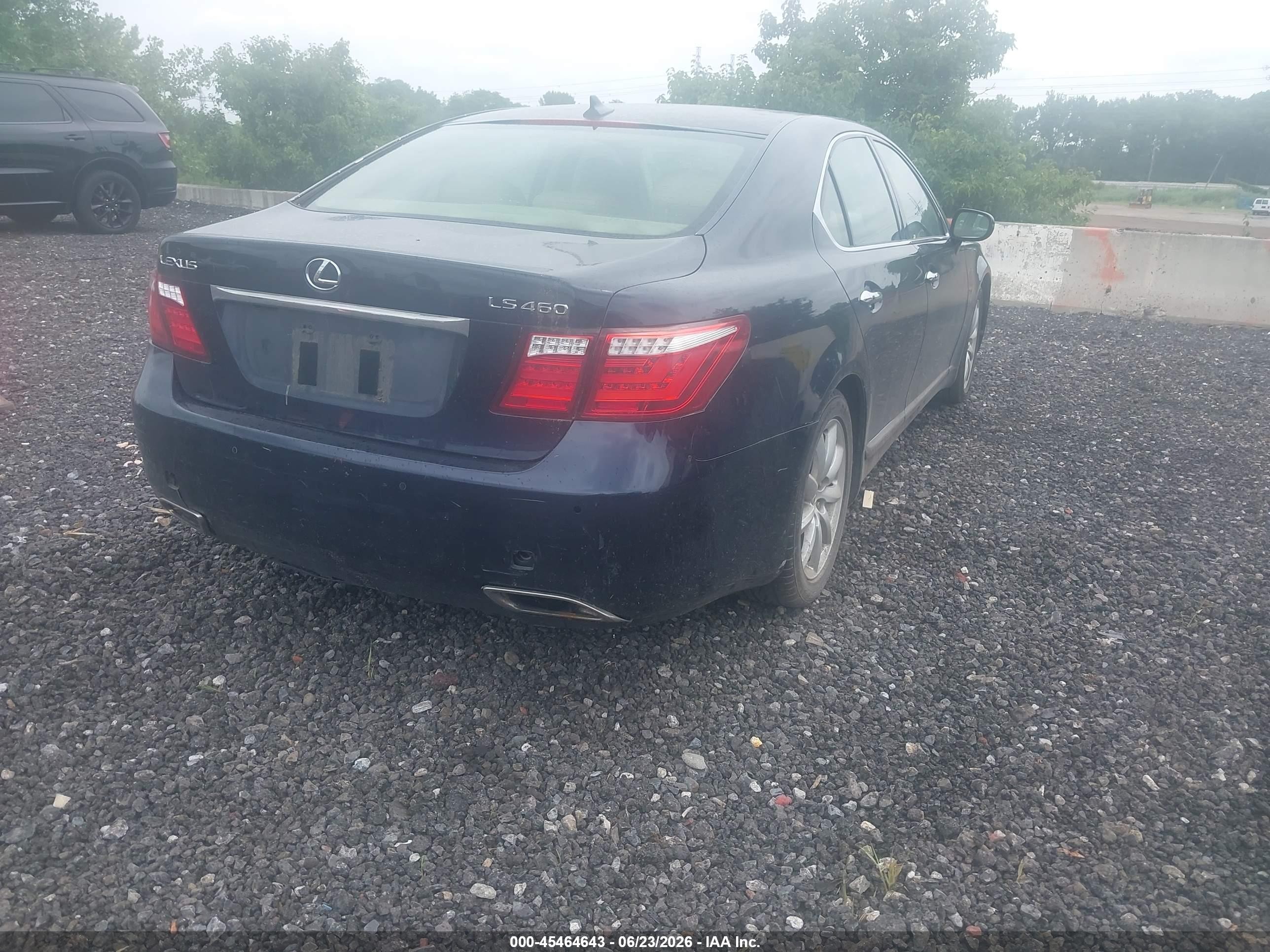 2008 Lexus Ls 460   Dark Blue vin: JTHBL46F485079088
