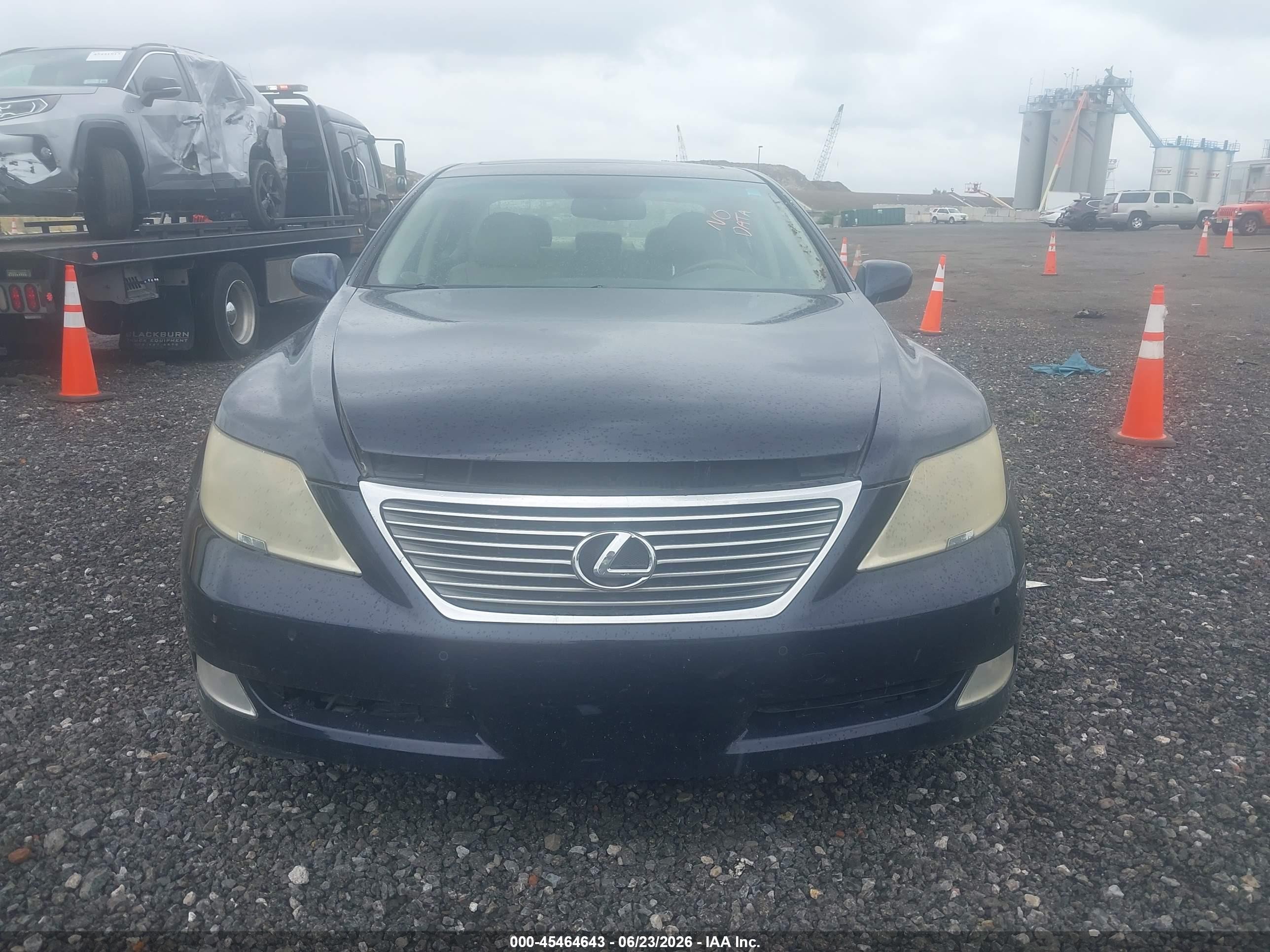 2008 Lexus Ls 460   Dark Blue vin: JTHBL46F485079088