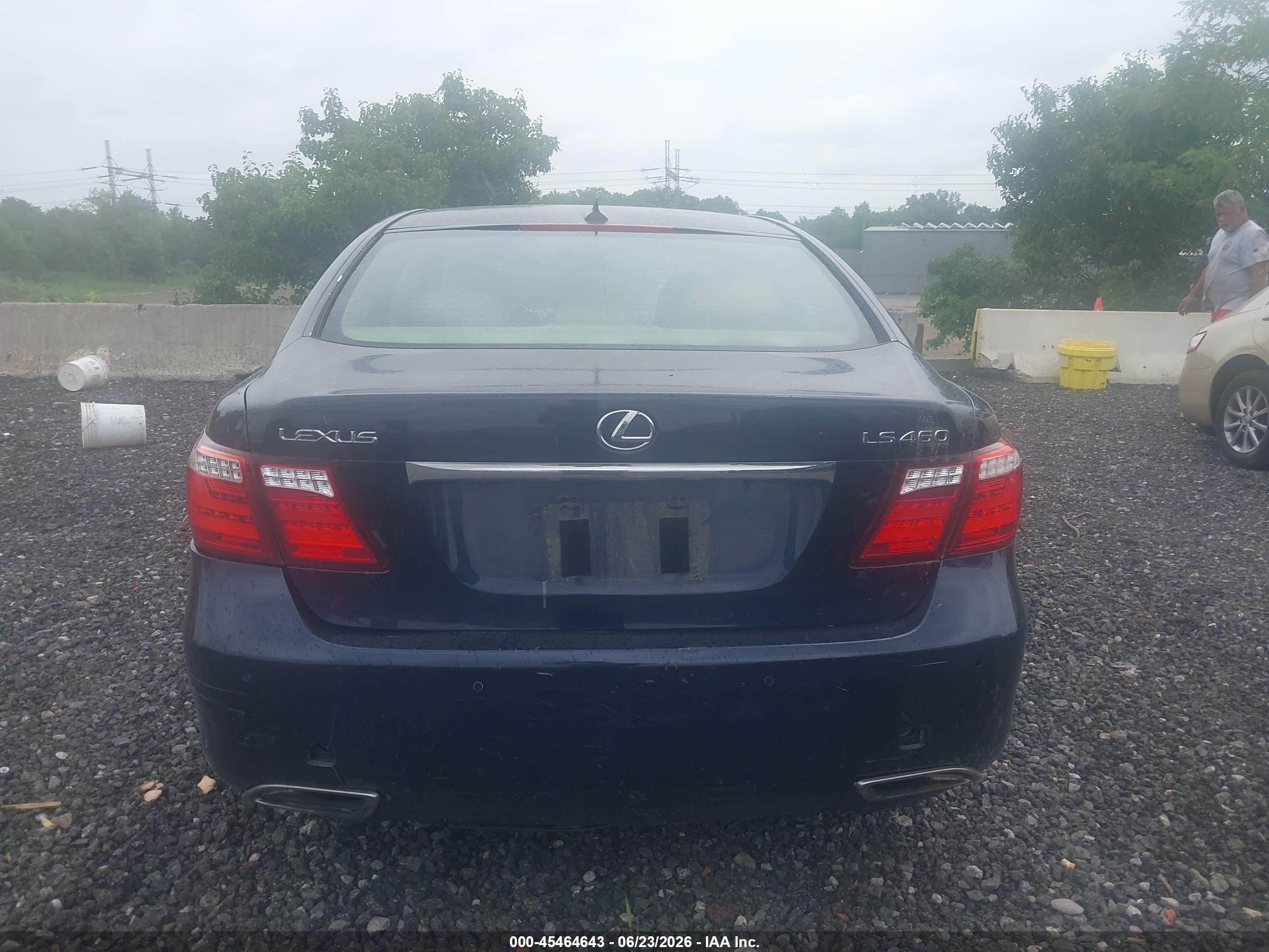 2008 Lexus Ls 460   Dark Blue vin: JTHBL46F485079088