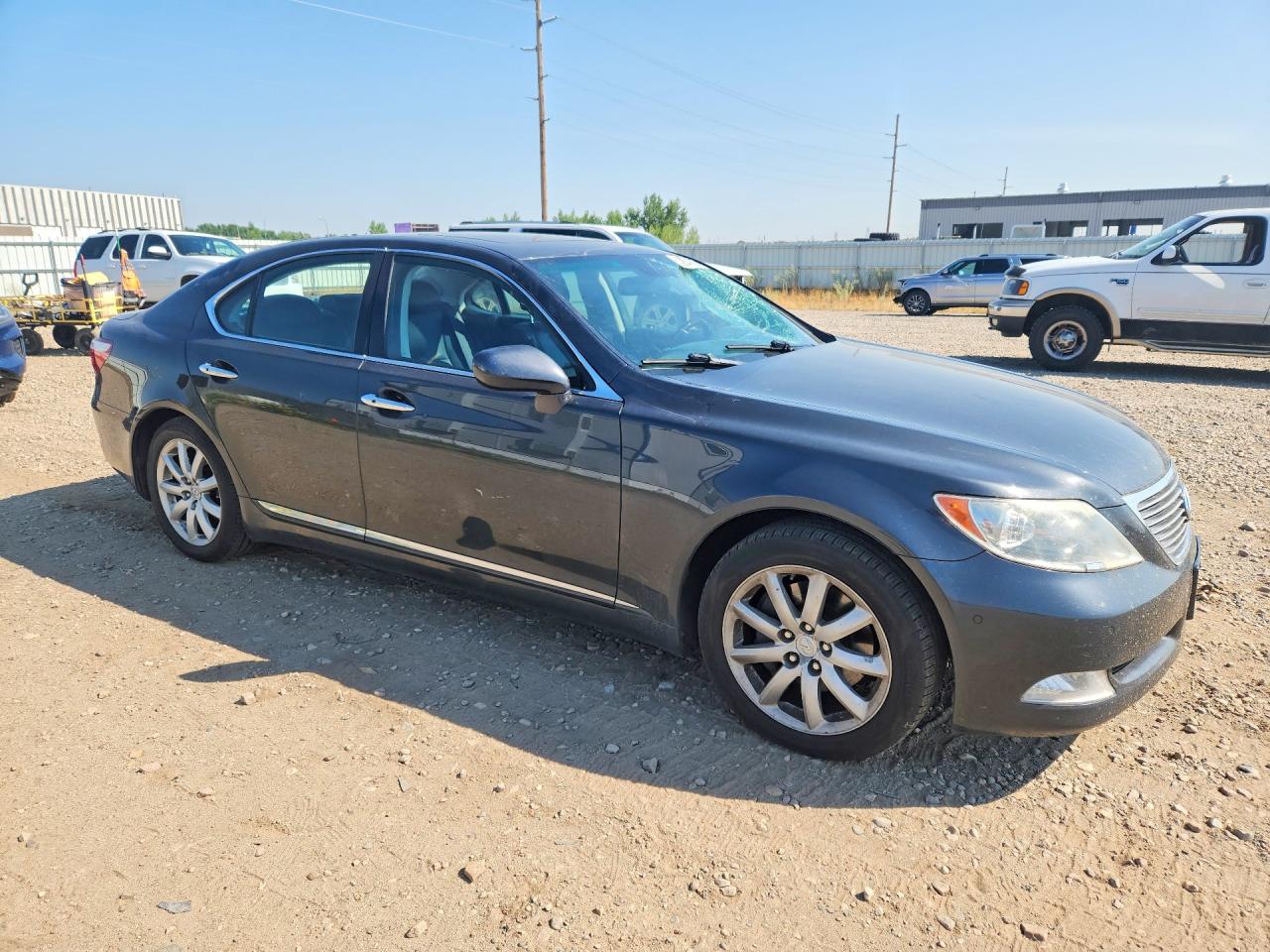 2008 Lexus Ls 460 Black vin: JTHBL46F485084047