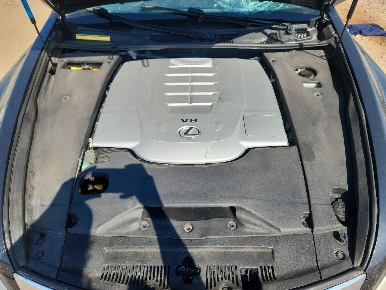 2008 Lexus Ls 460 Black vin: JTHBL46F485084047
