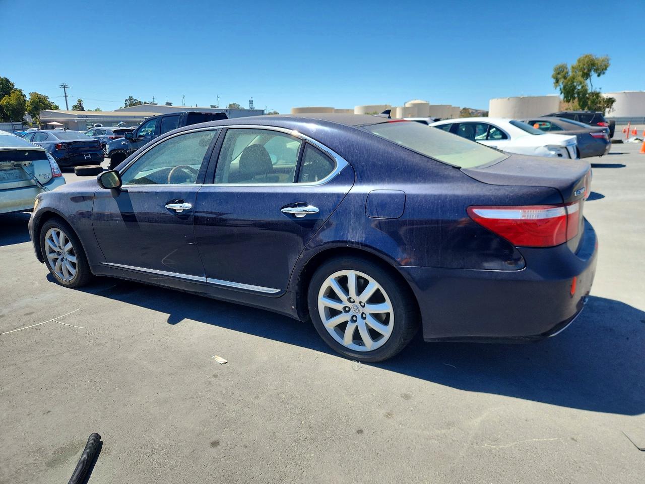 2007 Lexus Ls 460 Blue vin: JTHBL46F575003278
