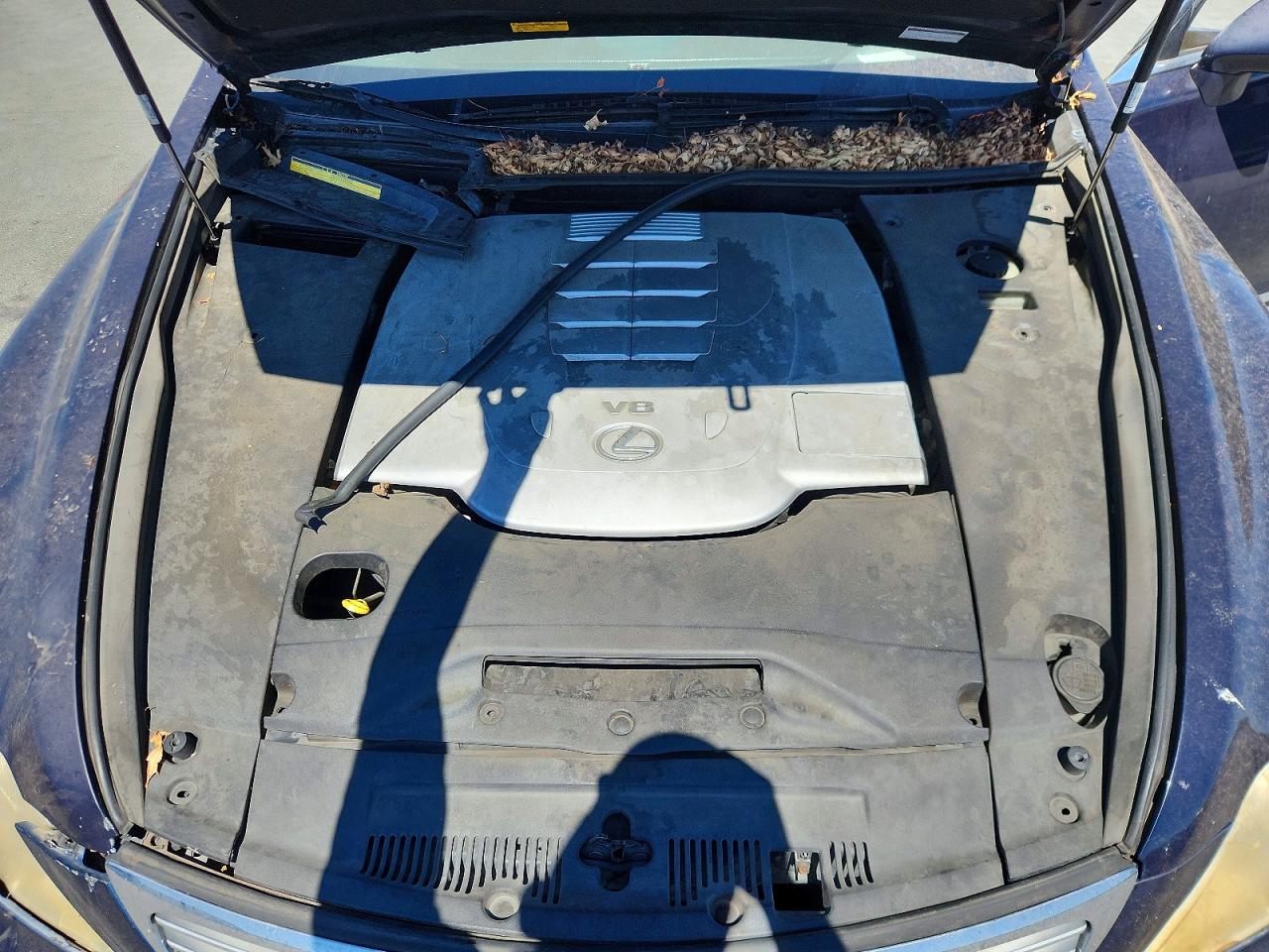 2007 Lexus Ls 460 Blue vin: JTHBL46F575003278