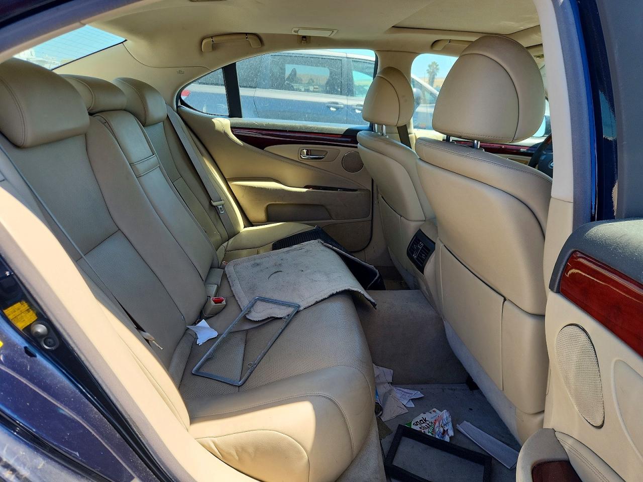 2007 Lexus Ls 460 Blue vin: JTHBL46F575003278