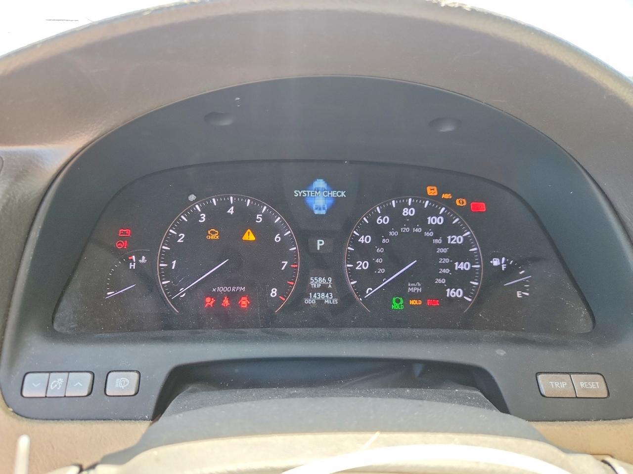2007 Lexus Ls 460 Blue vin: JTHBL46F575003278