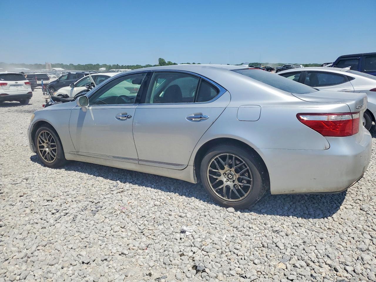 2007 Lexus Ls 460 Silver vin: JTHBL46F575040394