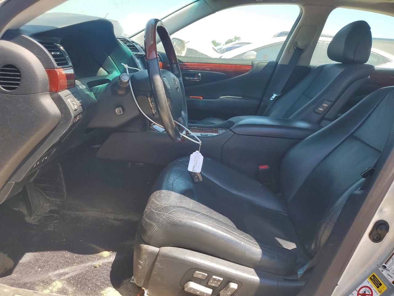 2007 Lexus Ls 460 Silver vin: JTHBL46F575040394