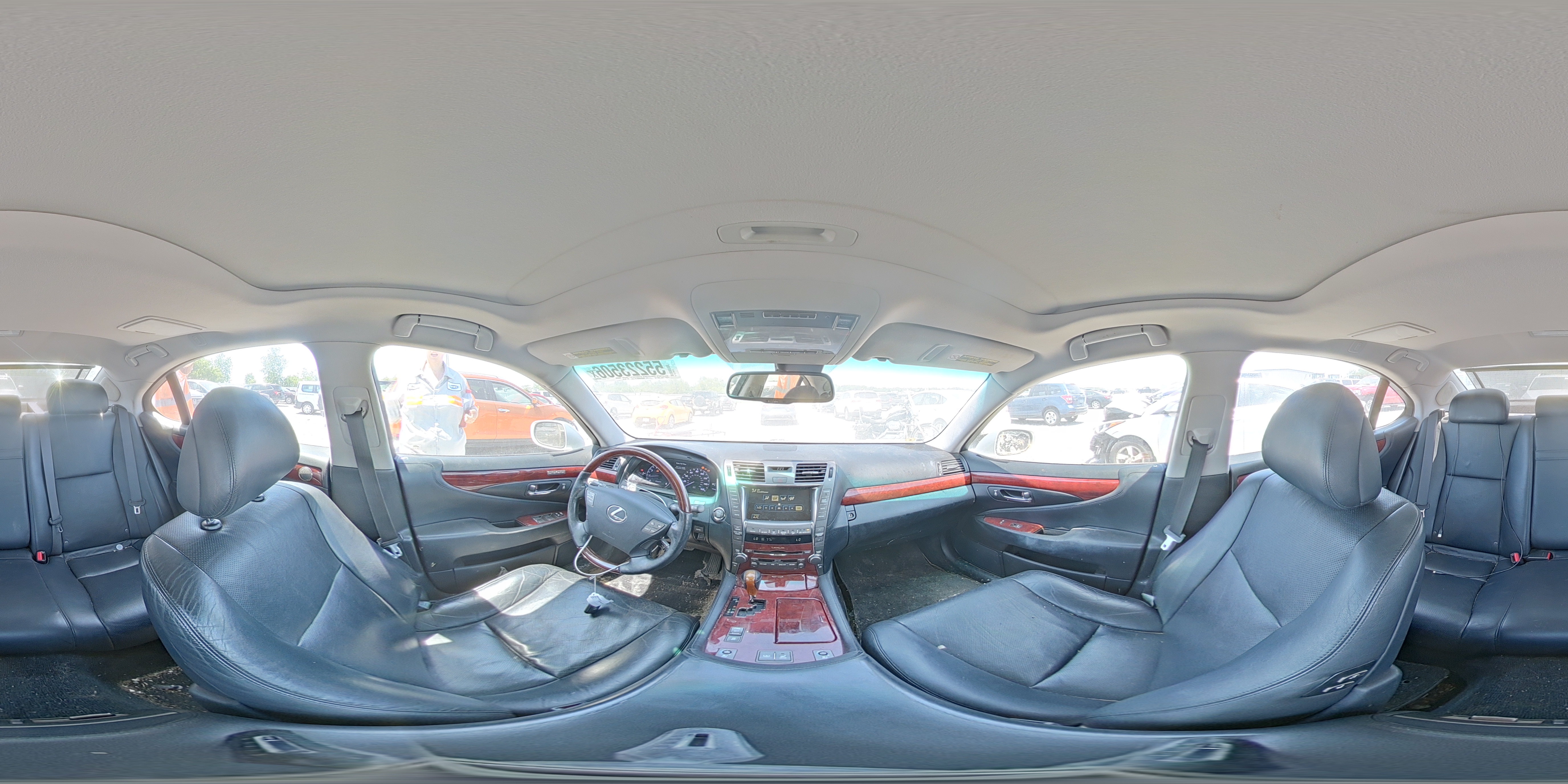 2007 Lexus Ls 460 Silver vin: JTHBL46F575040394