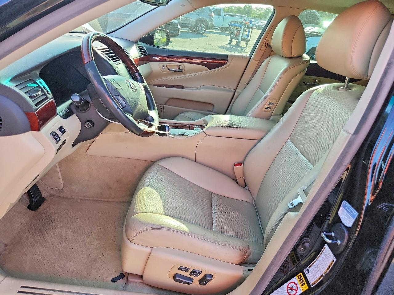 2007 Lexus Ls 460 Black vin: JTHBL46F575044753