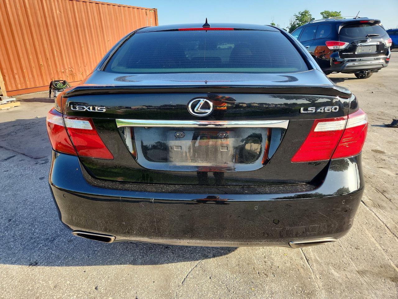 2007 Lexus Ls 460 Black vin: JTHBL46F575044753