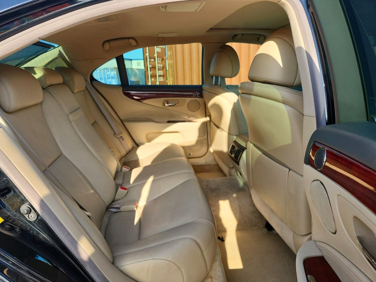 2007 Lexus Ls 460 Black vin: JTHBL46F575044753