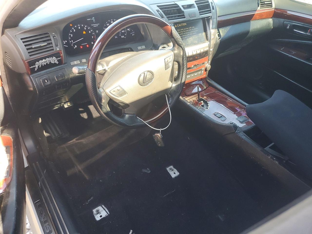 2007 Lexus Ls 460 White vin: JTHBL46F575048155
