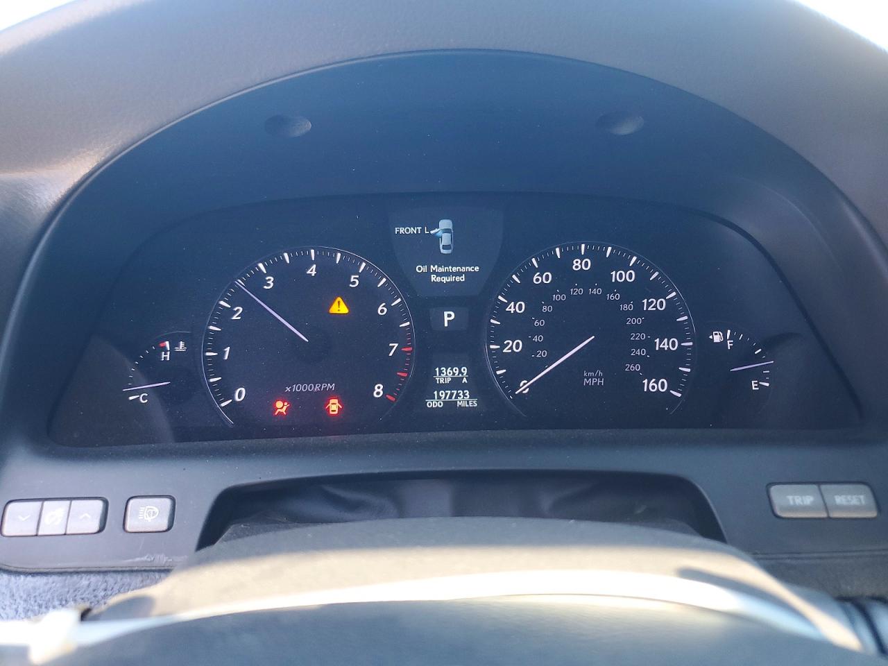 2007 Lexus Ls 460 White vin: JTHBL46F575048155