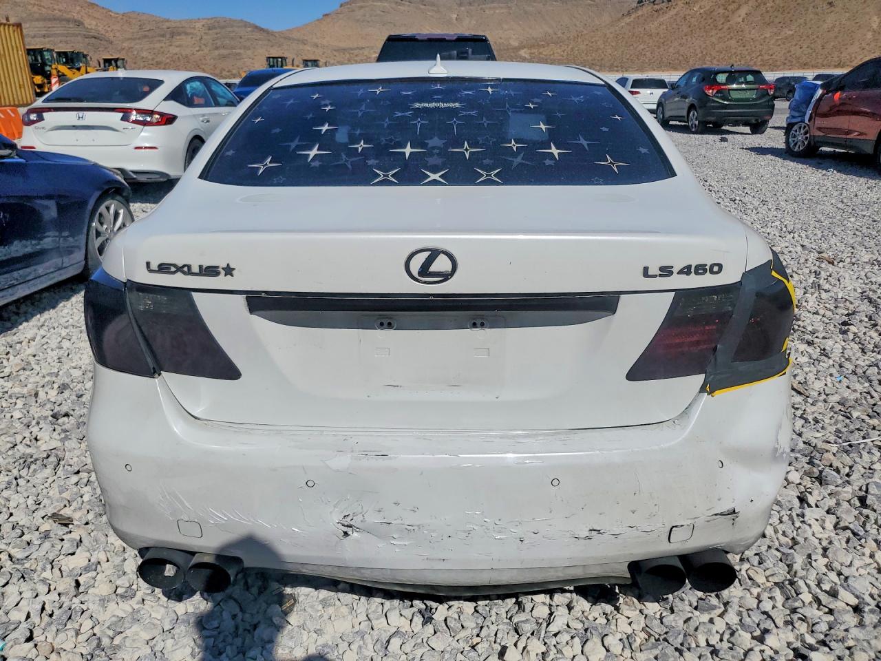 2007 Lexus Ls 460 White vin: JTHBL46F575048155