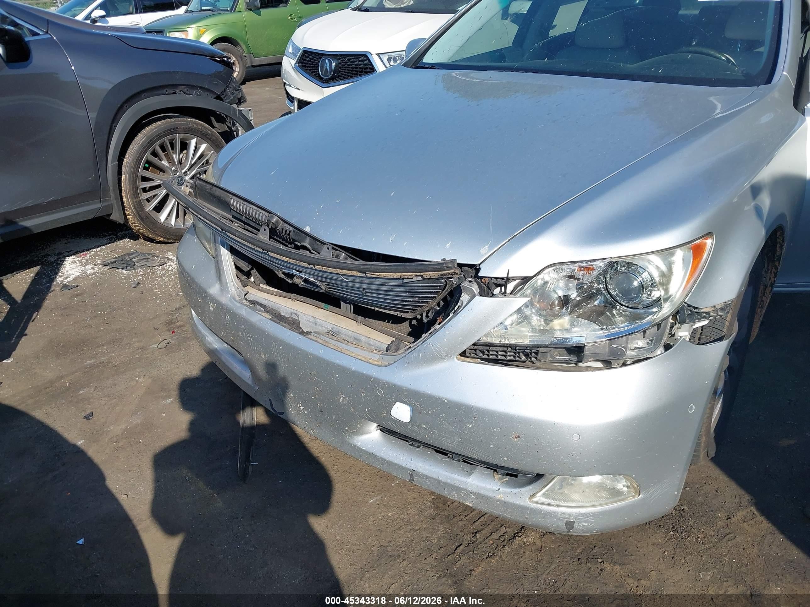 2007 Lexus Ls 460   Gray vin: JTHBL46F575050049