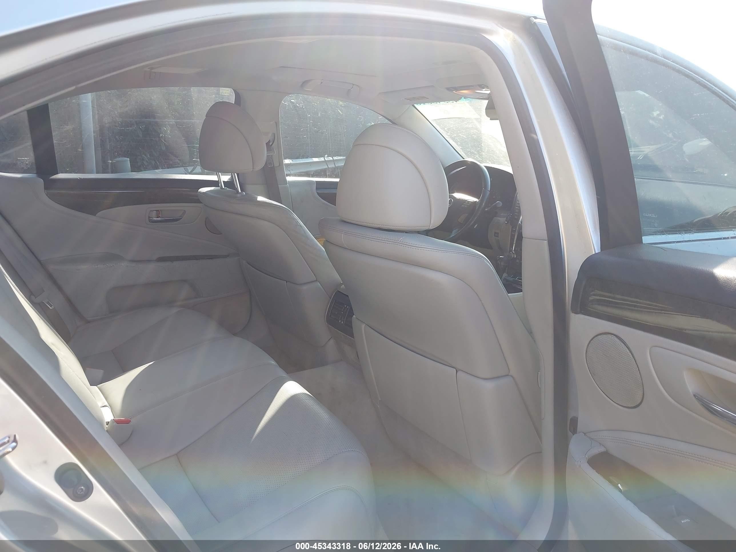 2007 Lexus Ls 460   Gray vin: JTHBL46F575050049