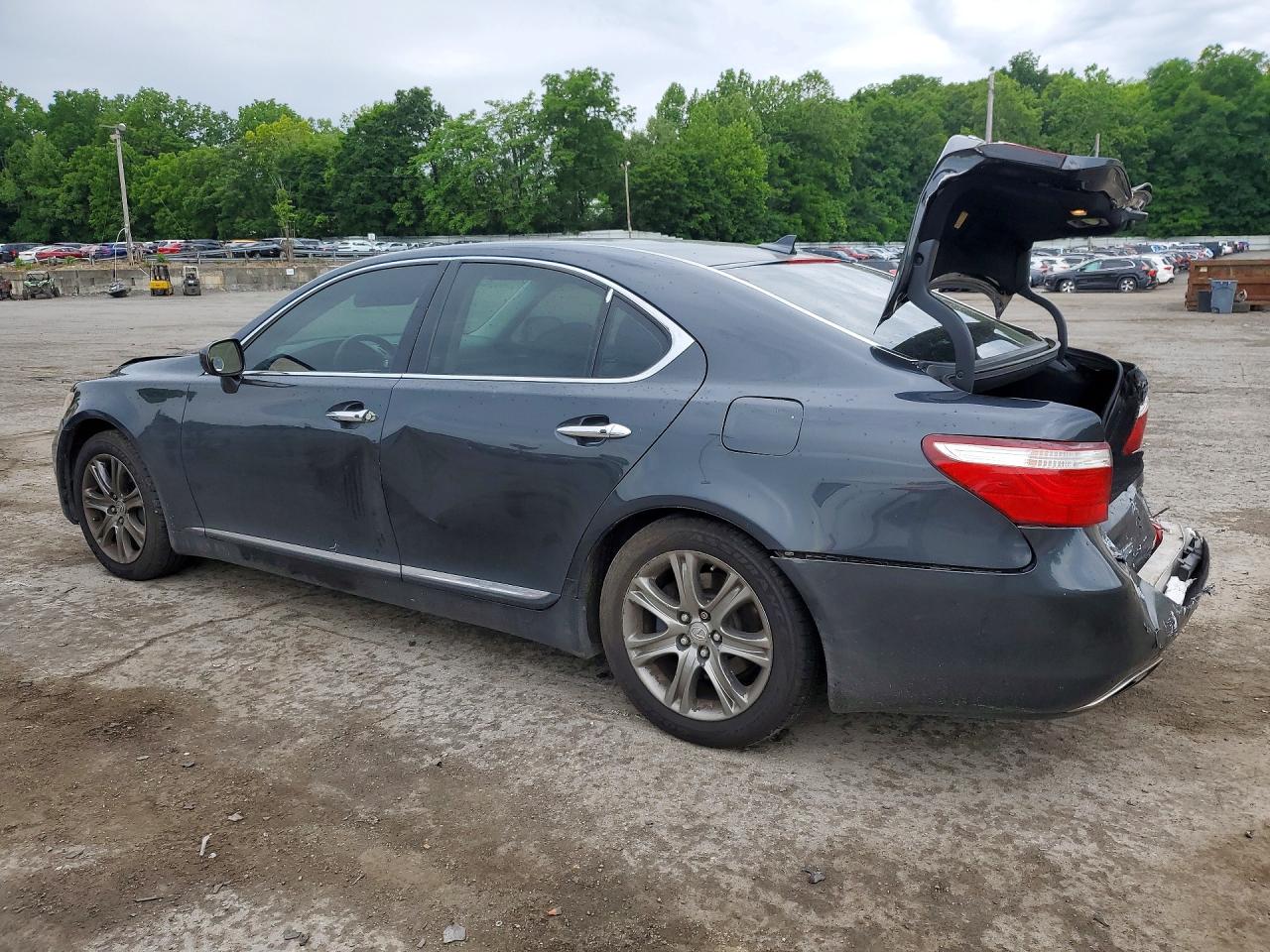 2008 Lexus Ls 460 Gray vin: JTHBL46F585062350