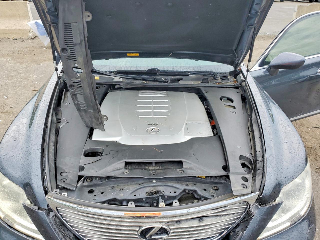 2008 Lexus Ls 460 Gray vin: JTHBL46F585062350