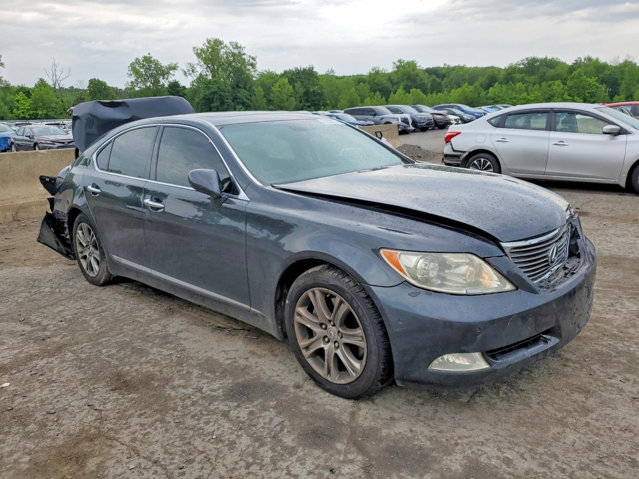 2008 Lexus Ls 460 Gray vin: JTHBL46F585062350