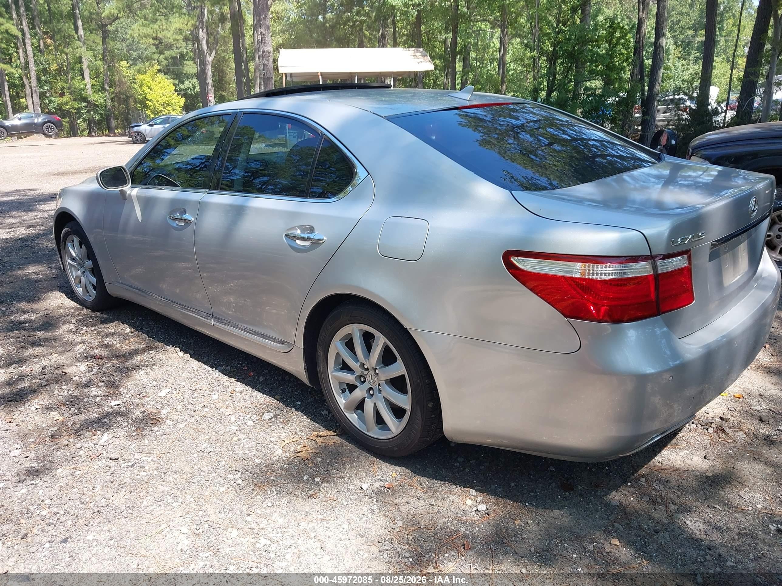 2008 Lexus Ls 460   Серебряный vin: JTHBL46F585069136