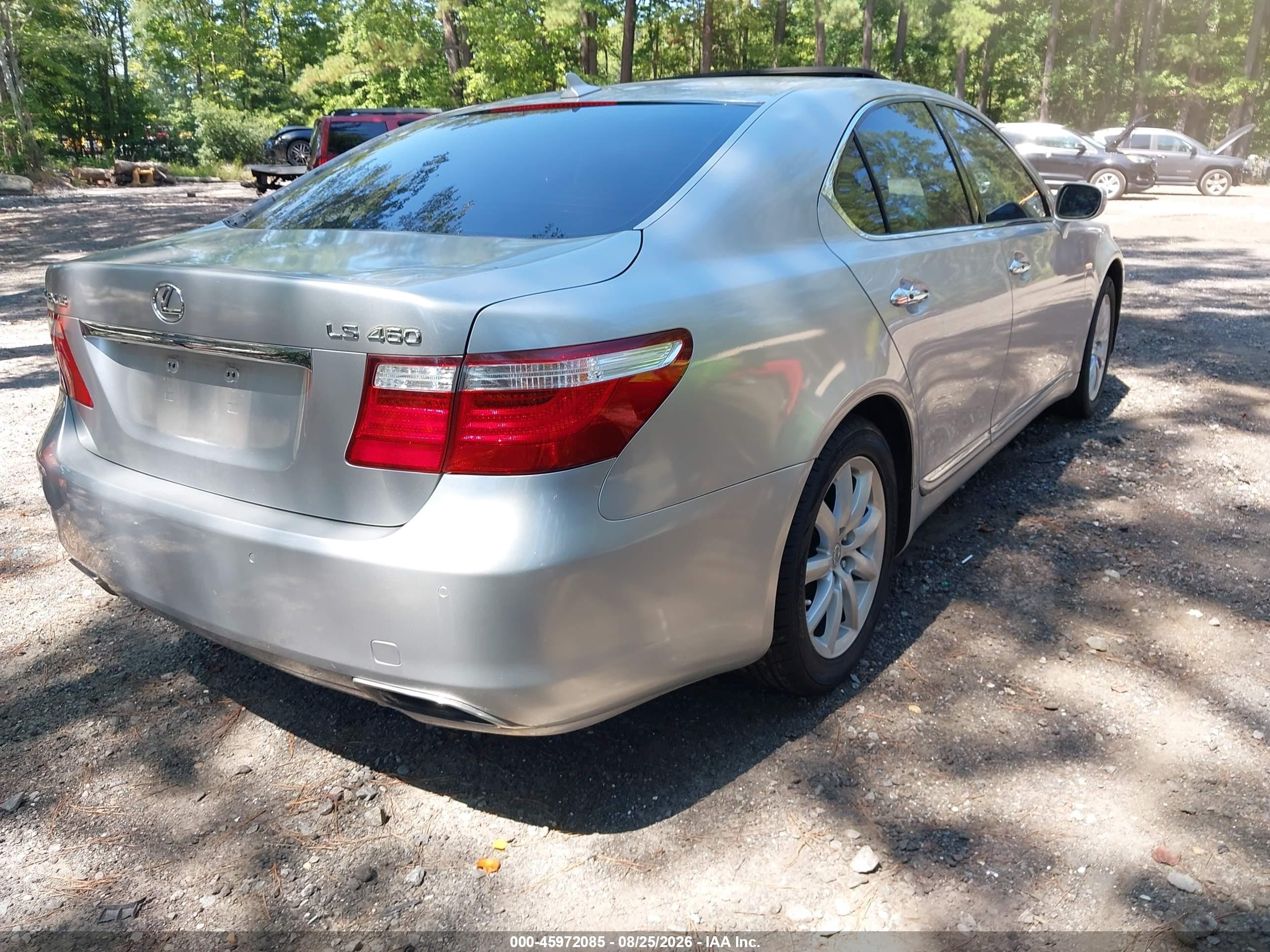 2008 Lexus Ls 460   Серебряный vin: JTHBL46F585069136