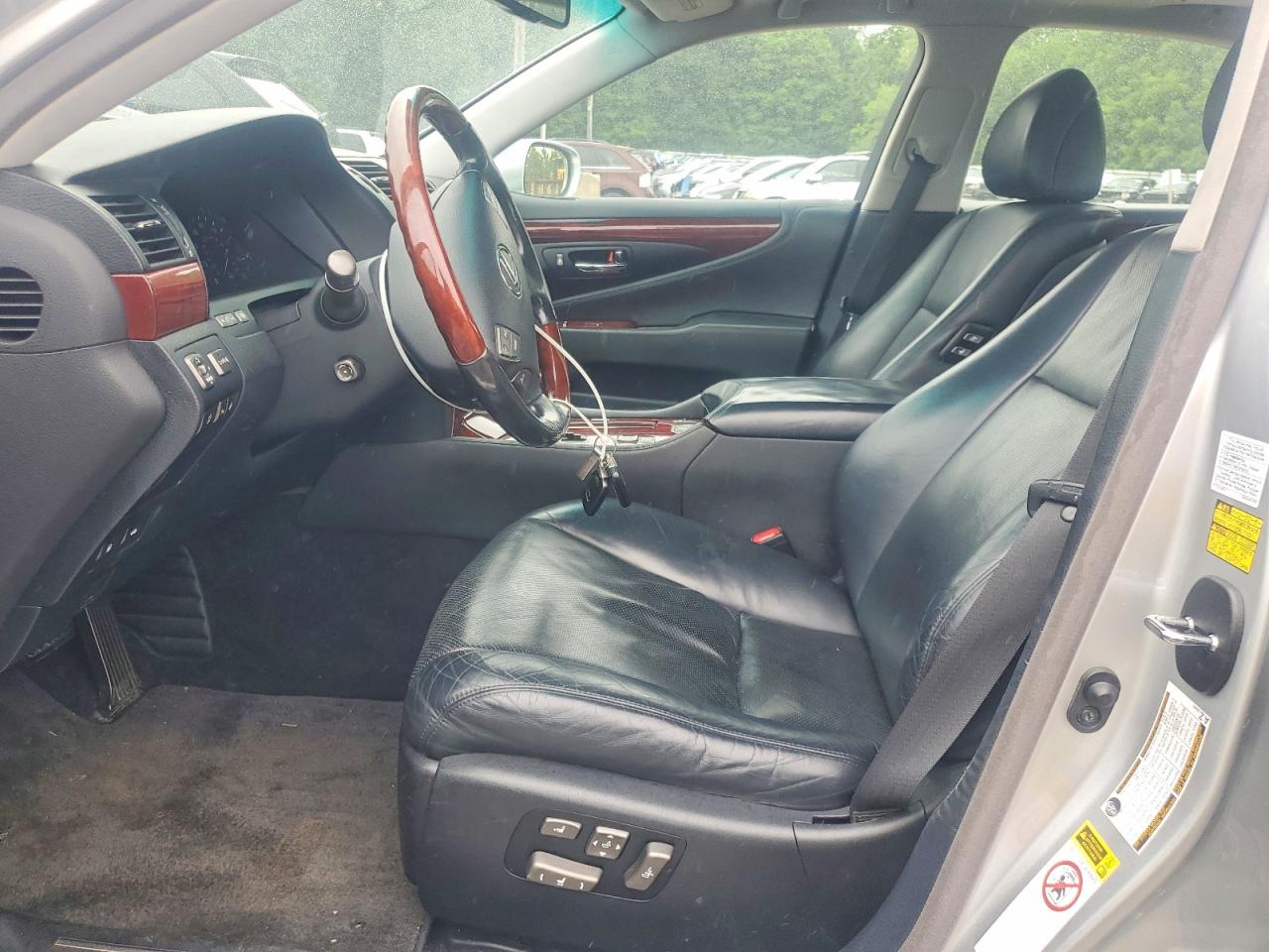 2008 Lexus Ls 460 Gray vin: JTHBL46F585072215