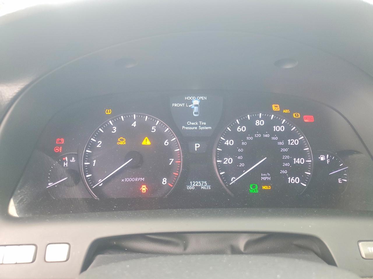 2008 Lexus Ls 460 Gray vin: JTHBL46F585072215
