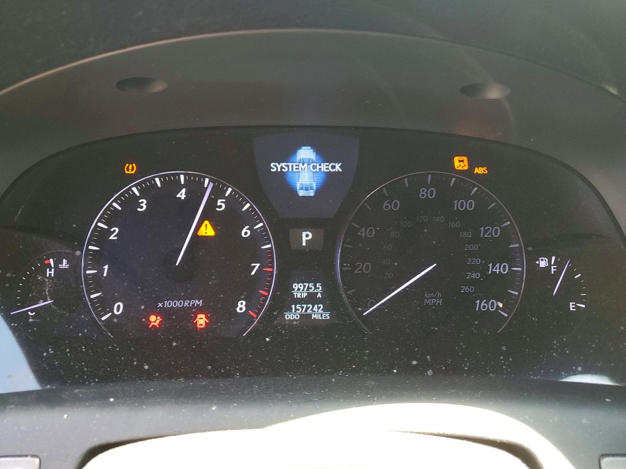 2008 Lexus Ls 460 White vin: JTHBL46F585073820