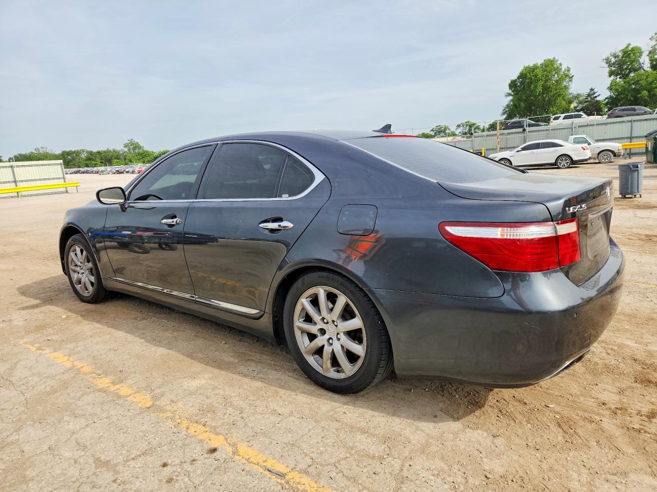 2008 Lexus Ls 460 Charcoal vin: JTHBL46F585076104