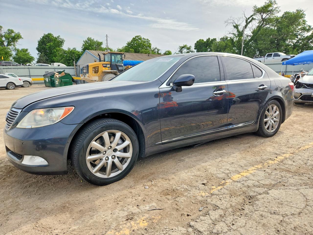 2008 Lexus Ls 460 Charcoal vin: JTHBL46F585076104