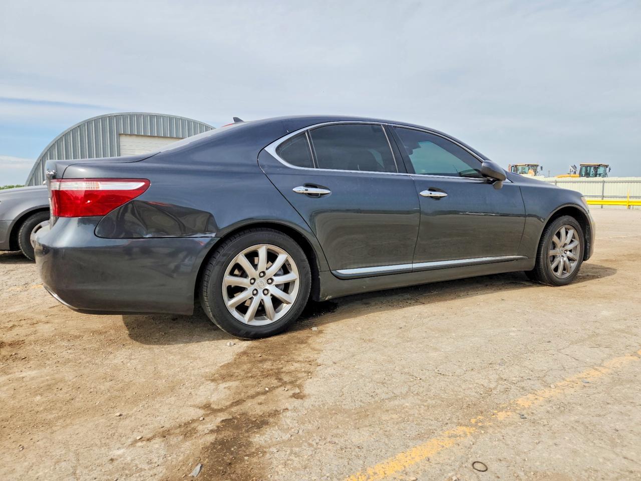 2008 Lexus Ls 460 Charcoal vin: JTHBL46F585076104