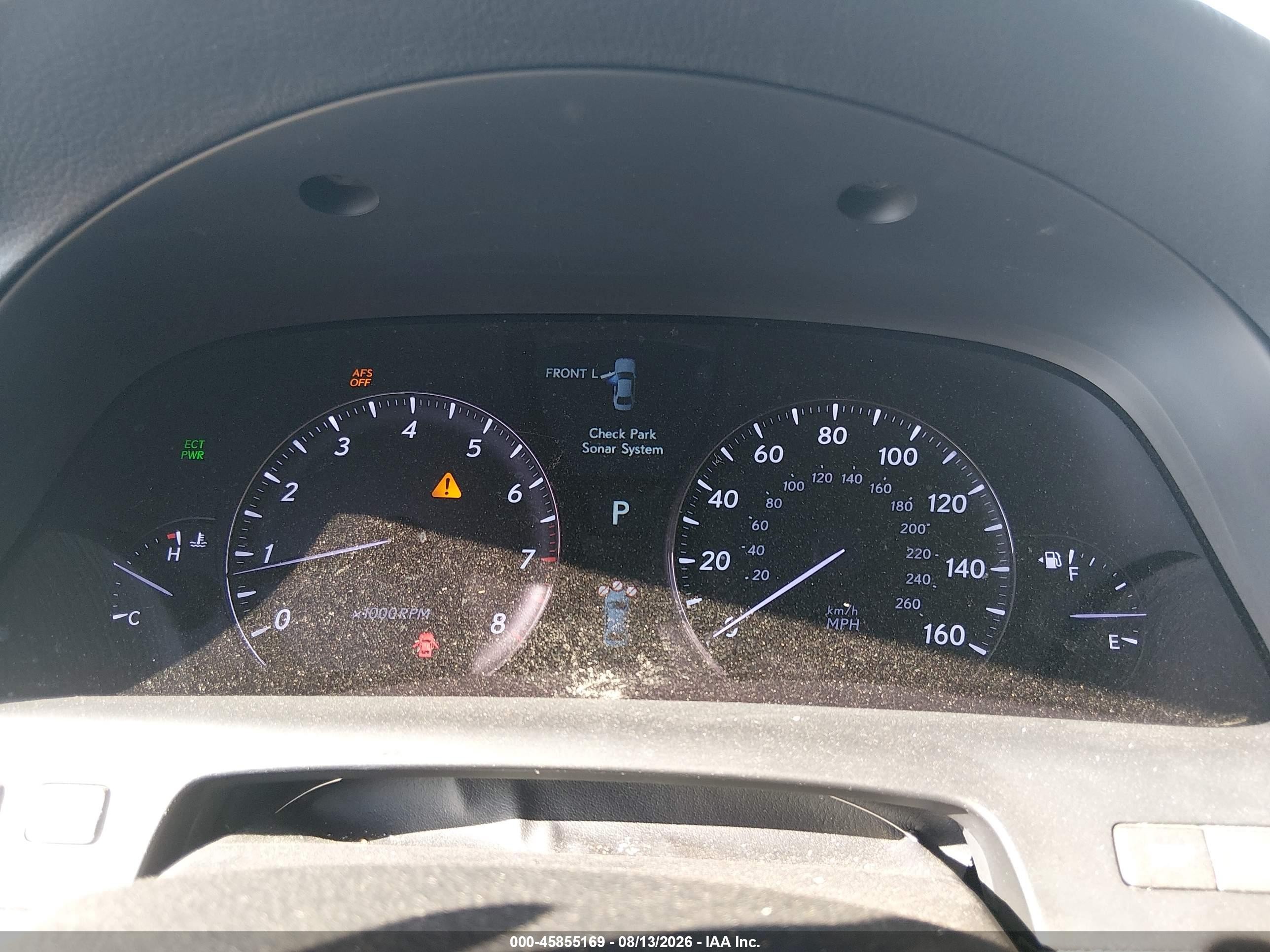 2008 Lexus Ls 460 Черный vin: JTHBL46F585077687