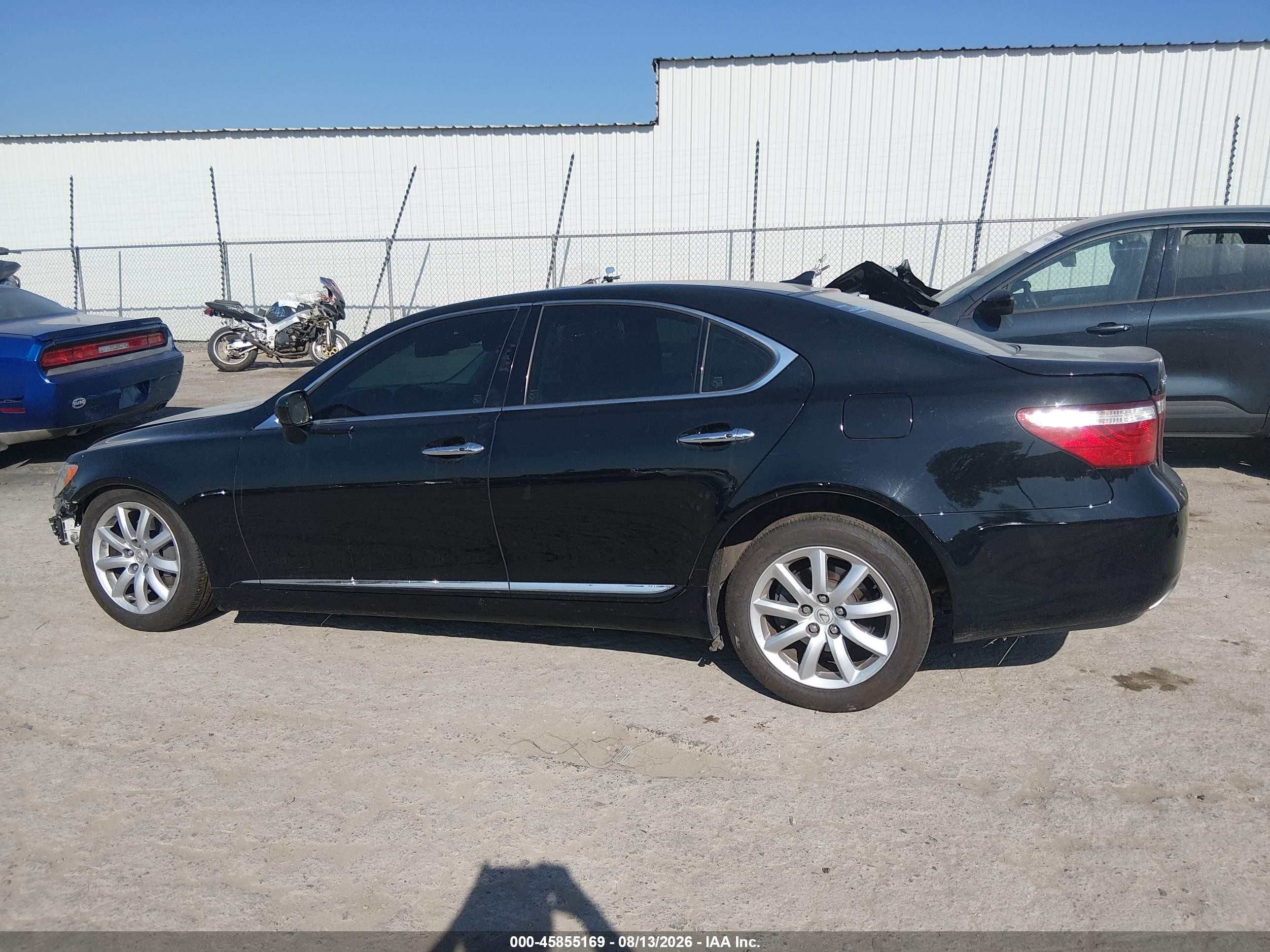 2008 Lexus Ls 460 Черный vin: JTHBL46F585077687