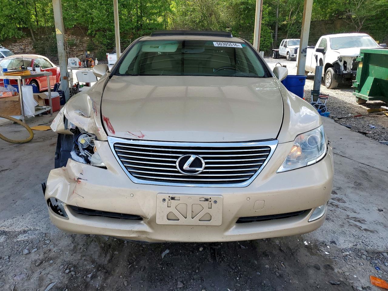 2008 Lexus Ls 460 Gold vin: JTHBL46F585083358
