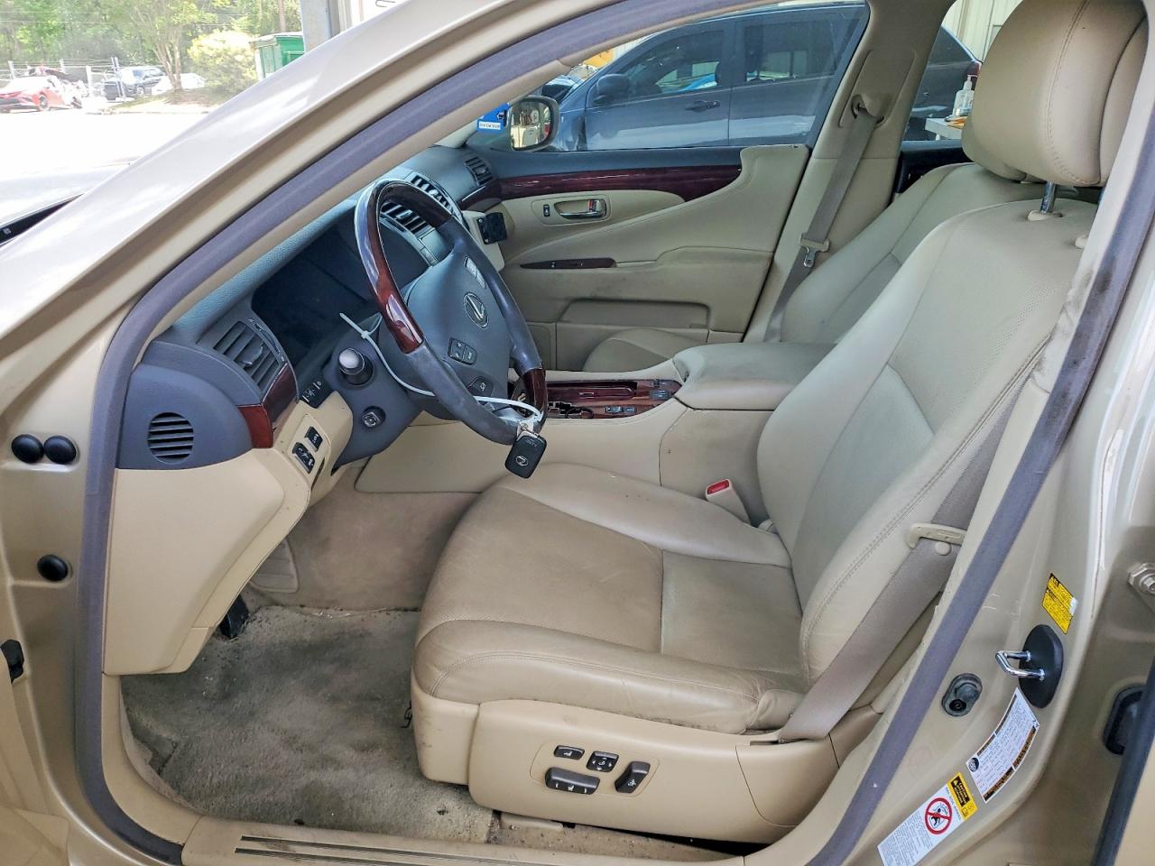 2008 Lexus Ls 460 Gold vin: JTHBL46F585083358