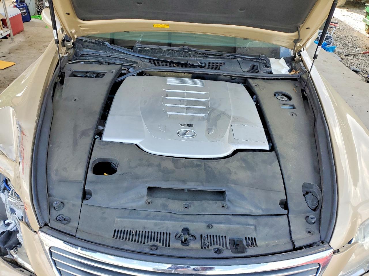2008 Lexus Ls 460 Gold vin: JTHBL46F585083358