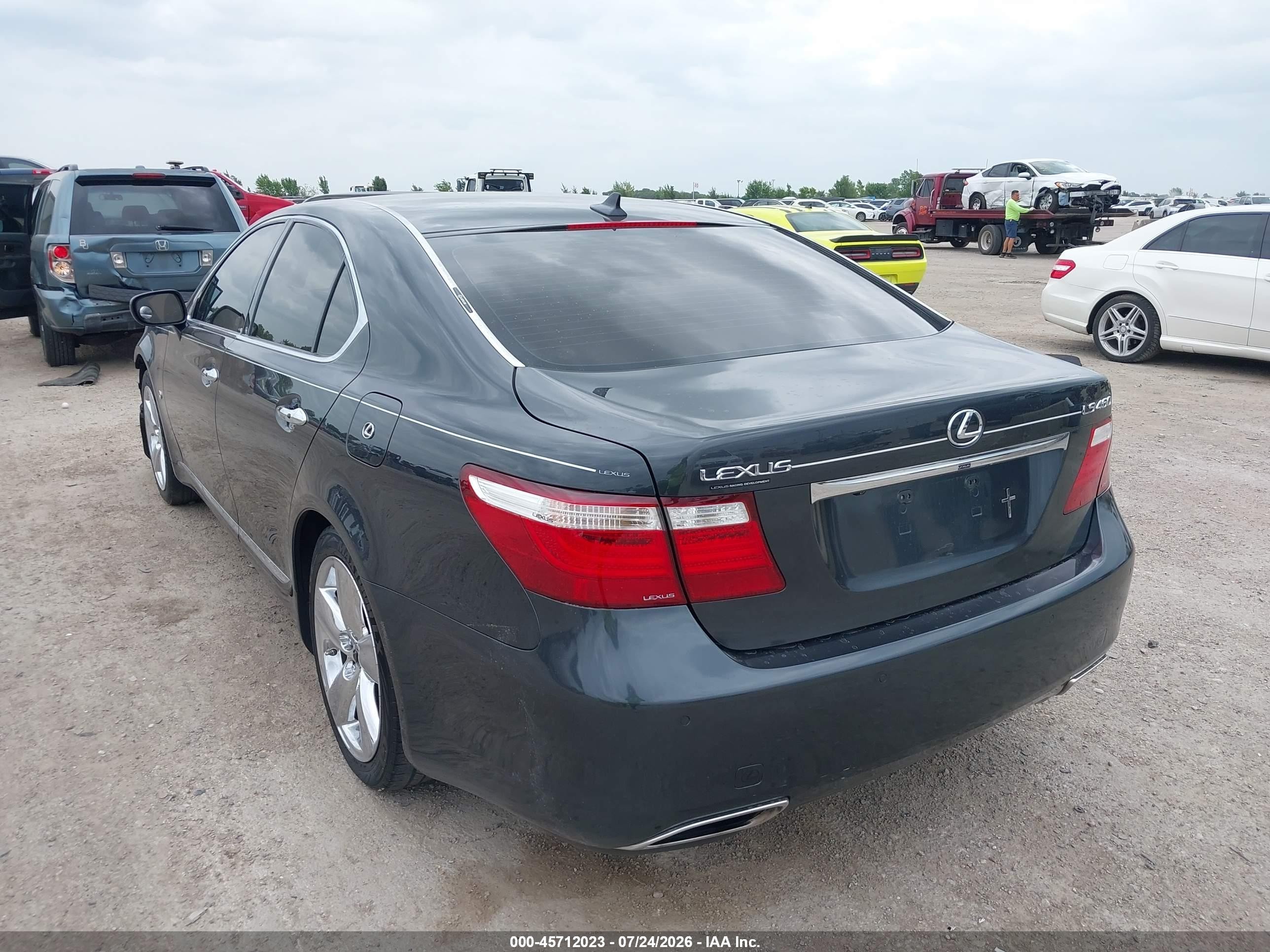 2009 Lexus Ls 460   Gray vin: JTHBL46F595091171