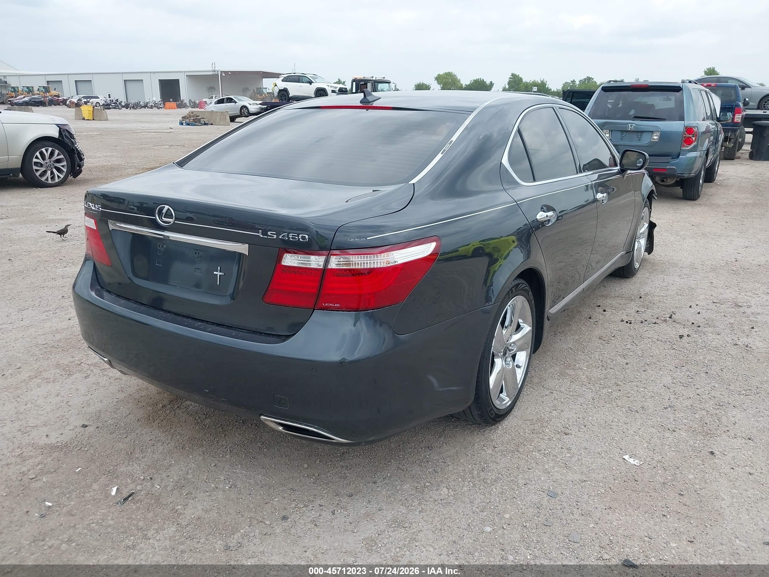2009 Lexus Ls 460   Gray vin: JTHBL46F595091171
