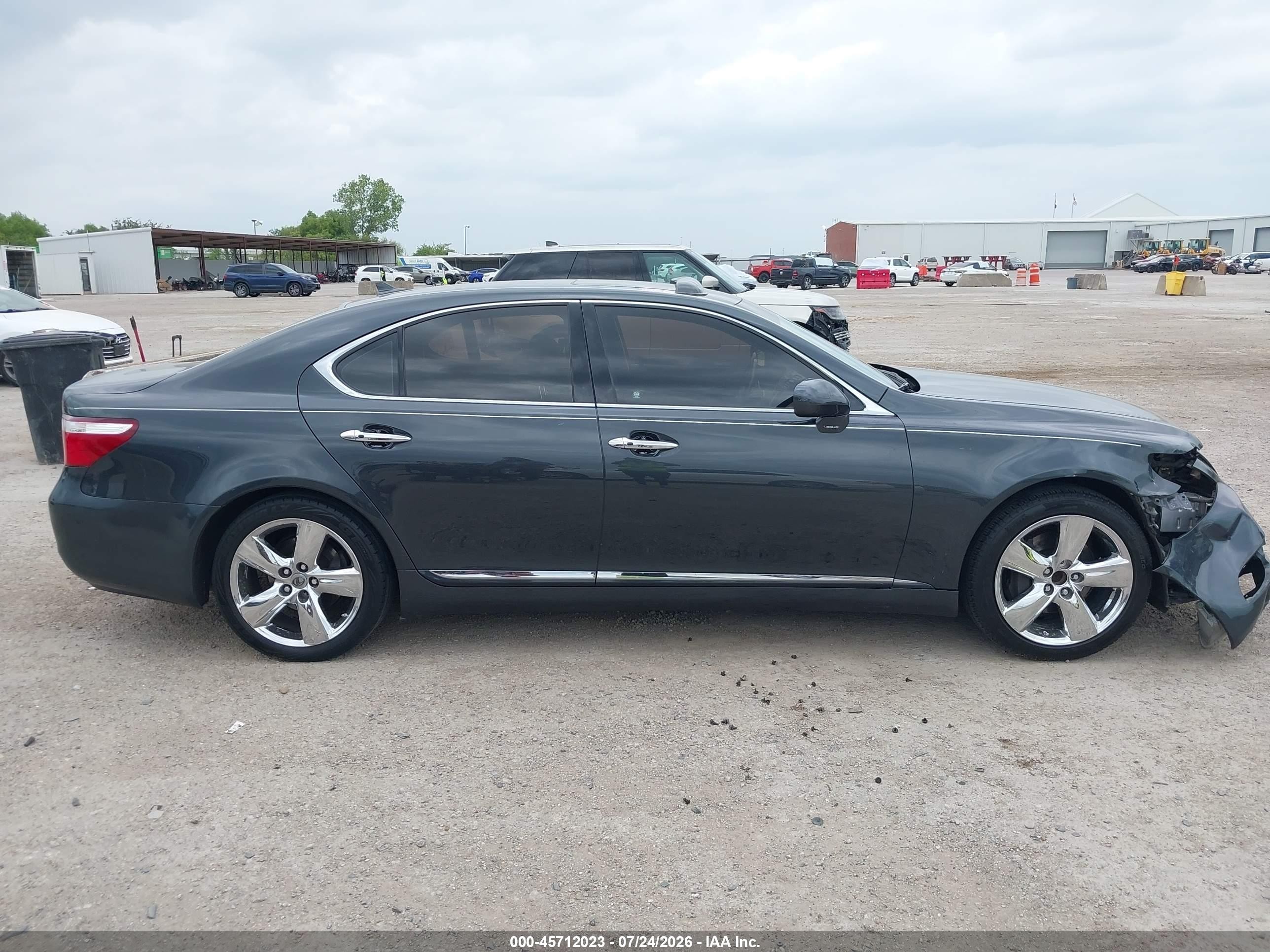 2009 Lexus Ls 460   Gray vin: JTHBL46F595091171
