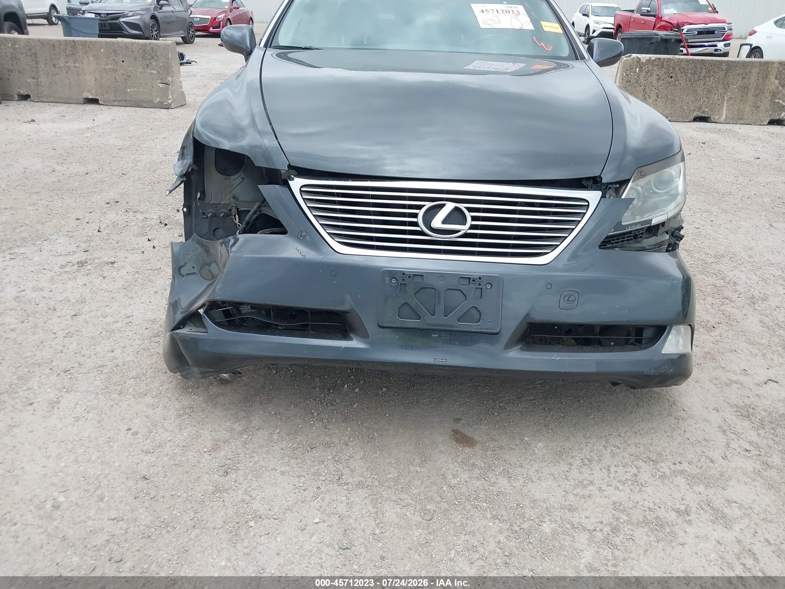 2009 Lexus Ls 460   Gray vin: JTHBL46F595091171