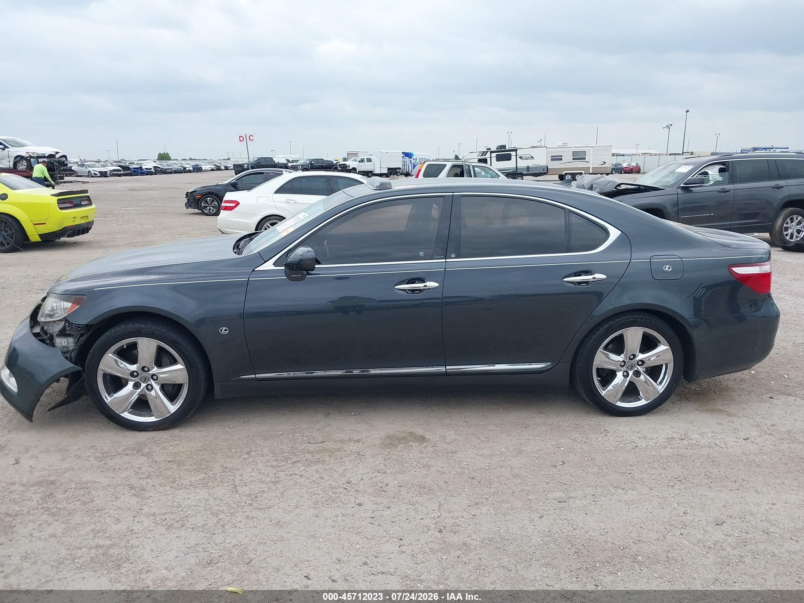 2009 Lexus Ls 460   Gray vin: JTHBL46F595091171