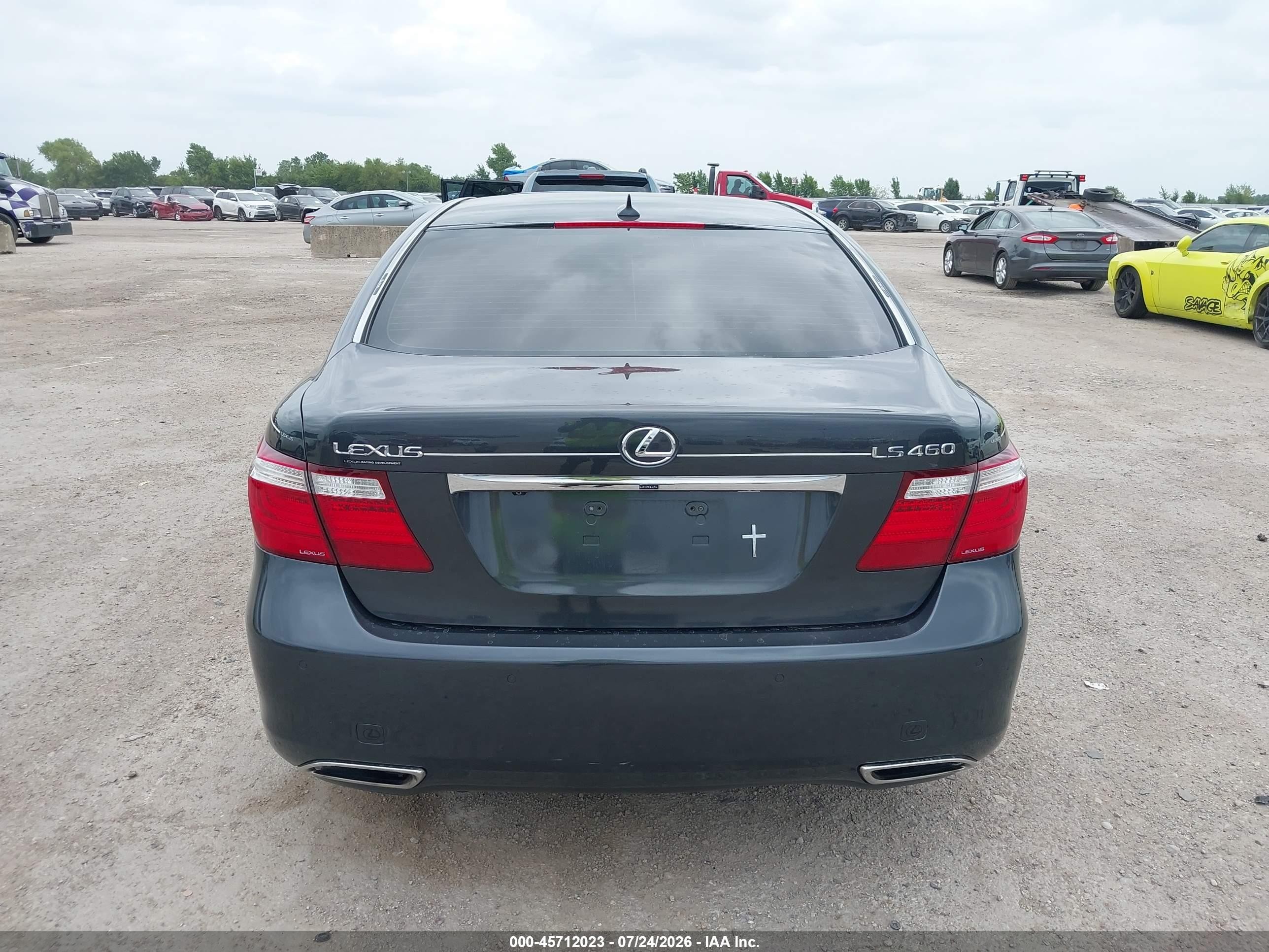 2009 Lexus Ls 460   Gray vin: JTHBL46F595091171