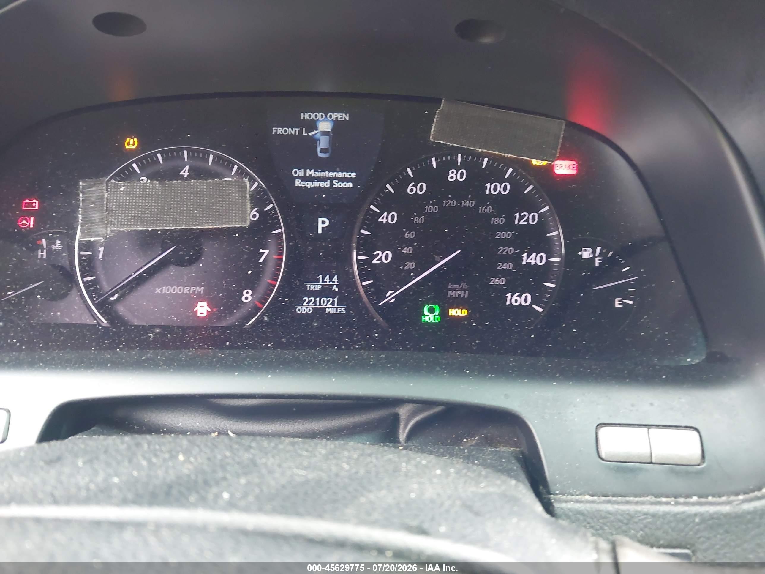 2007 Lexus Ls 460 Черный vin: JTHBL46F675003662