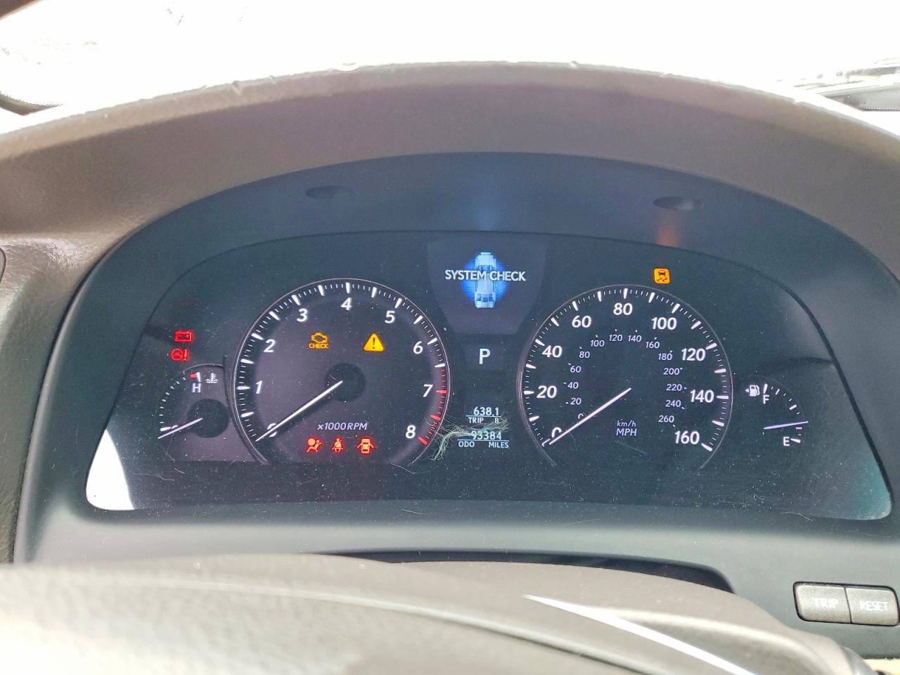2007 Lexus Ls 460 Белый vin: JTHBL46F675015231