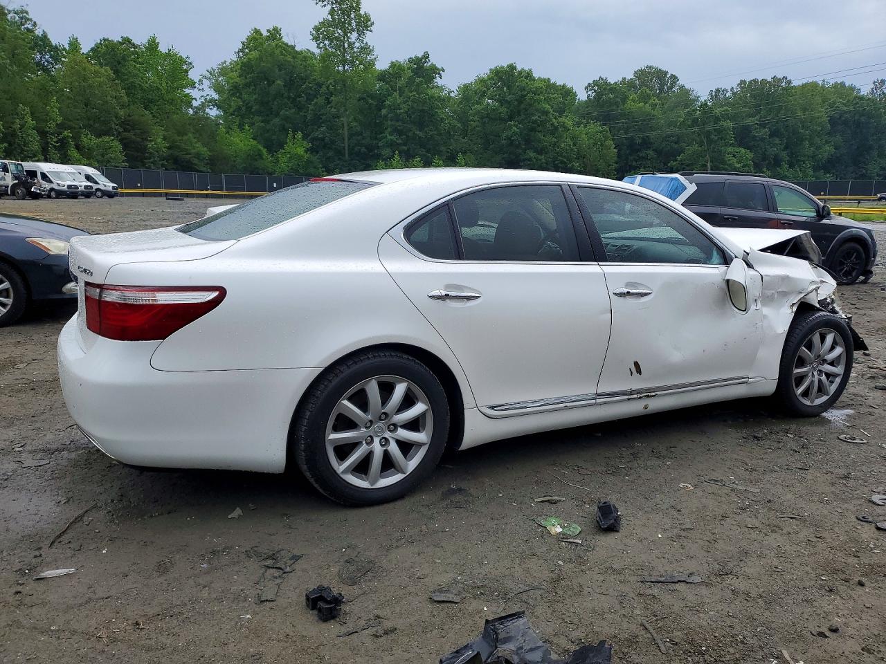 2007 Lexus Ls 460 Белый vin: JTHBL46F675015231