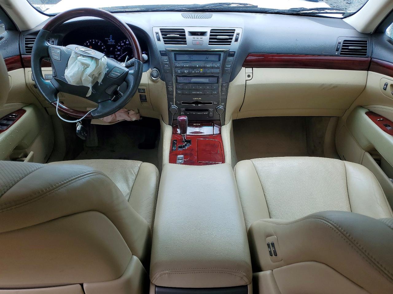 2007 Lexus Ls 460 Белый vin: JTHBL46F675015231